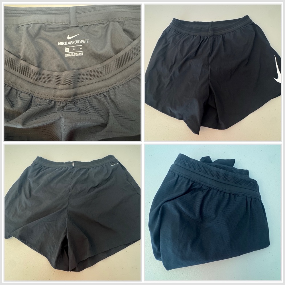 Nike Men’s Black AeroSwift Shorts - Size XL